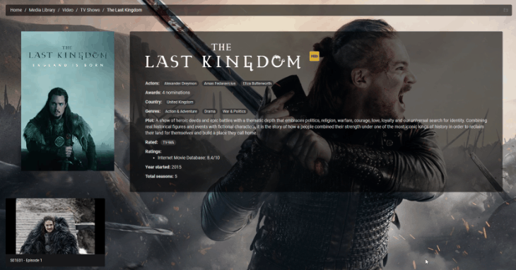 Web interface overview