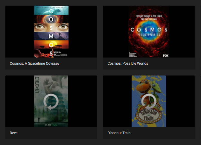 Fully played TV series